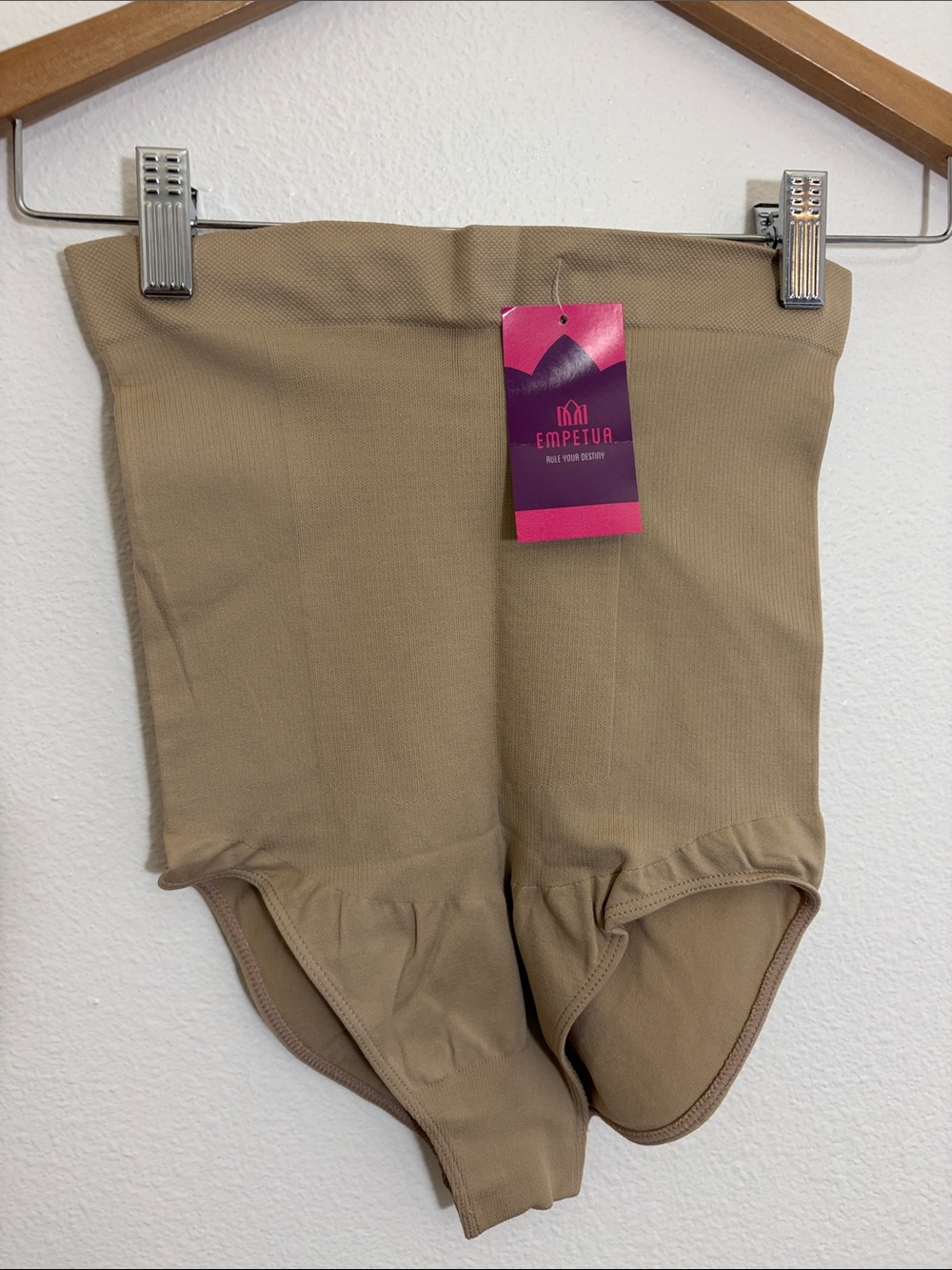 NWT Empetua by Shapermint Tan High-Waisted Shaper Panty